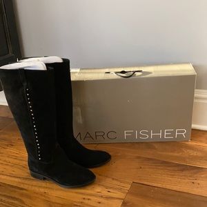 Marc Fisher size 8 wide calf boots